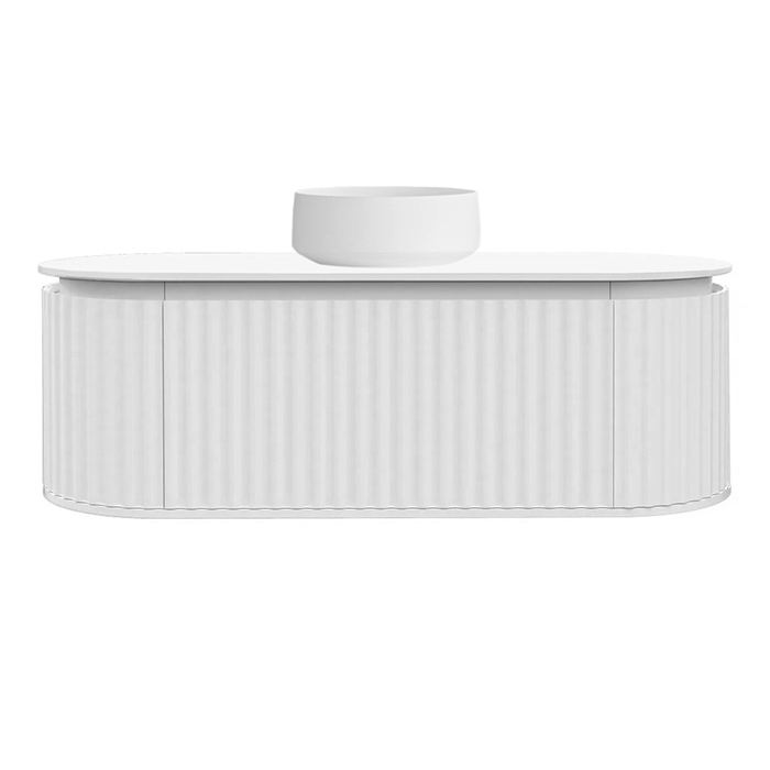 ABBRACCIO 1400 SINGLE CENTRE BOWL WALL VANITY