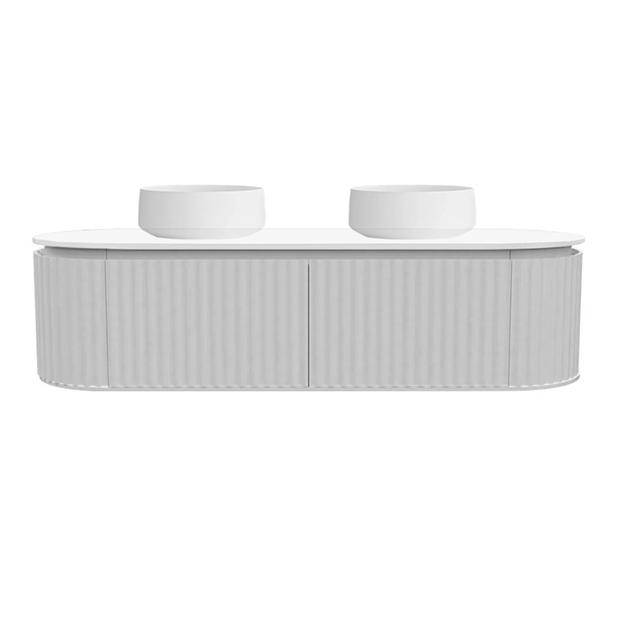 ABBRACCIO 1800 DOUBLE BOWL WALL VANITY