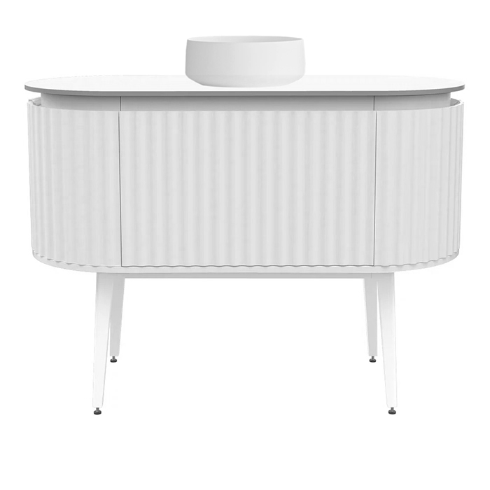 ABBRACCIO 1200 SINGLE CENTRE BOWL FLOOR VANITY