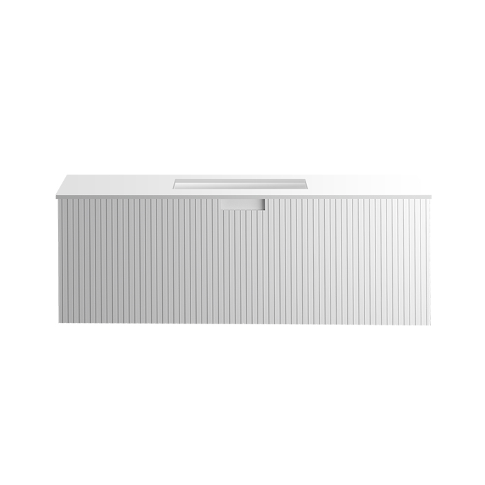 RIGA 1200 WALL VANITY 1 X DRAWER ELESTONE W/ UNDERMOUNT BASIN