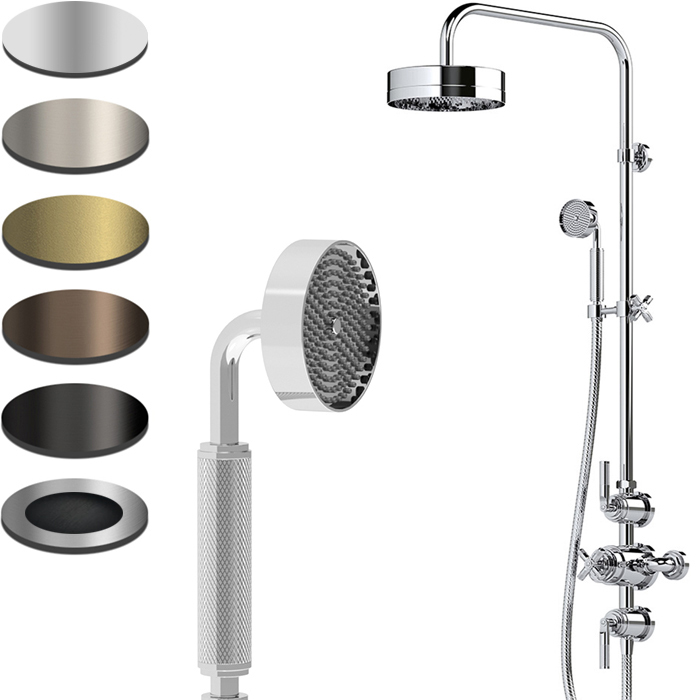 LANDMARK INDUSTRIAL EXPOSED 1/2'' THERMOSTATIC SHOWER SET