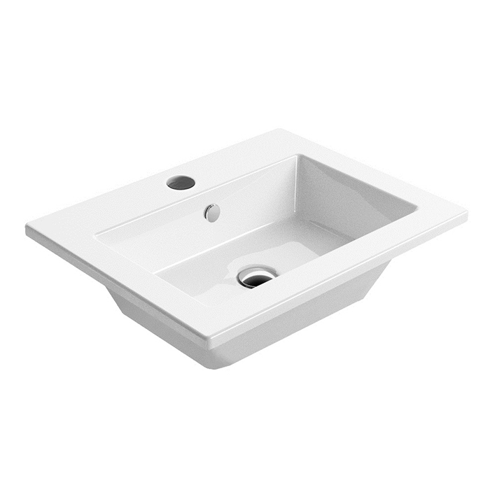 SMOOTH SQUARE INSET BASIN 580 X 450 NTH