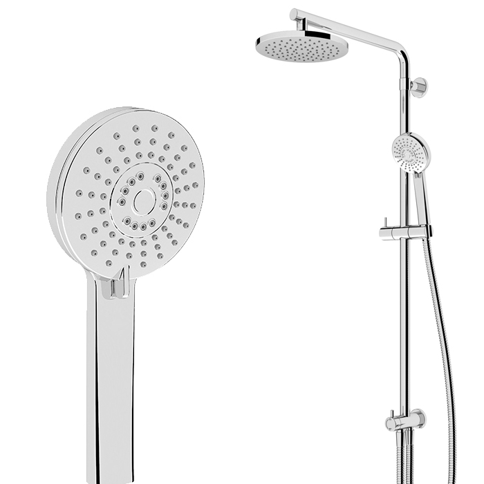 SPLASH 6 COLUMN SHOWER 3FCT CHROME