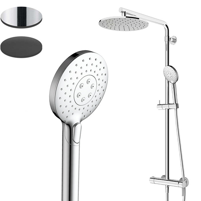 SPLASH PLUS 3FCT COLUMN SHOWER WITH INTEGRATED SHOWER MIXER