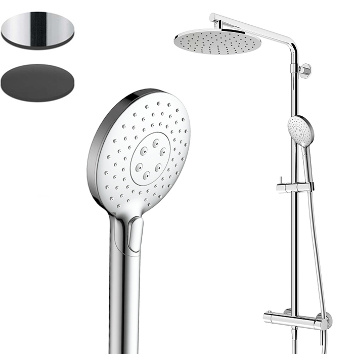 SPLASH PLUS 3FCT COLUMN SHOWER WITH INTEGRATED THERMOSTATIC MIXER
