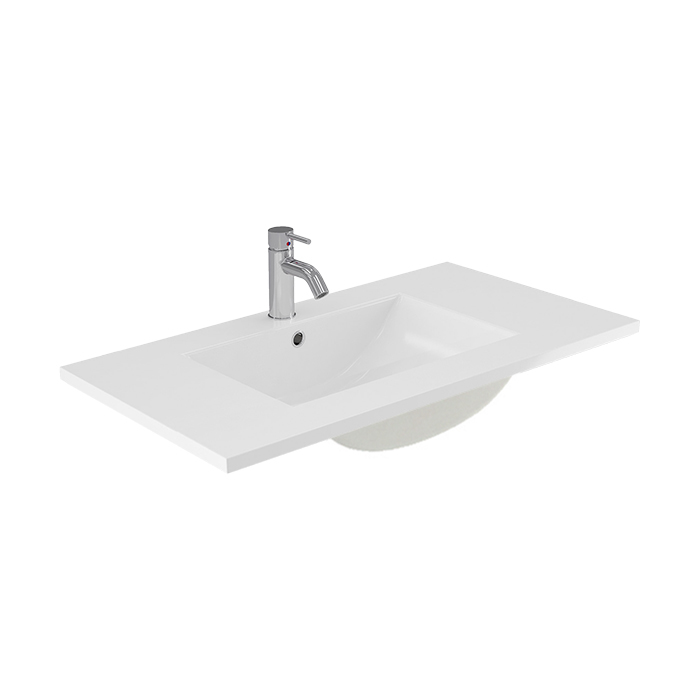 STUDIO VITREOUS CHINA VANITY BASIN 910X465X170MM 1TH