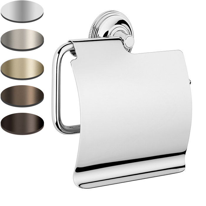 STYLE MODERNE TOILET ROLL HOLDER WITH LID