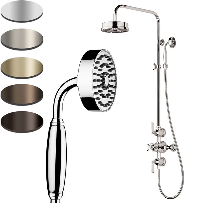 STYLE MODERNE 2 X STOP THERMOSTATIC COLUMN SHOWER