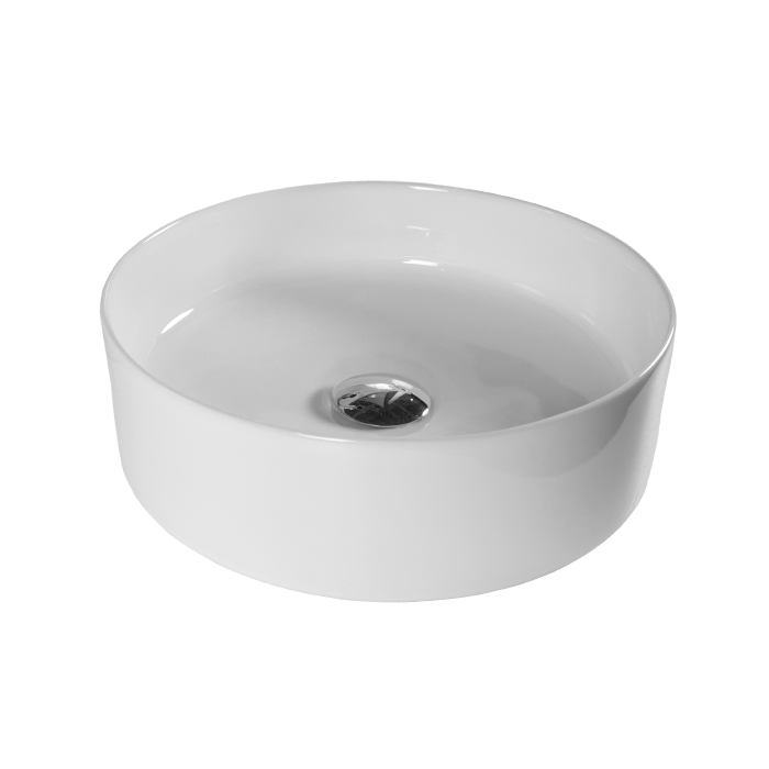 UNO VESSEL BASIN 400X400X145MM WHITE