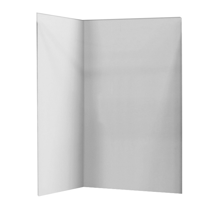 SHOWER LINER FLAT WALL 1200MM ASYMMETRICAL SQUARE