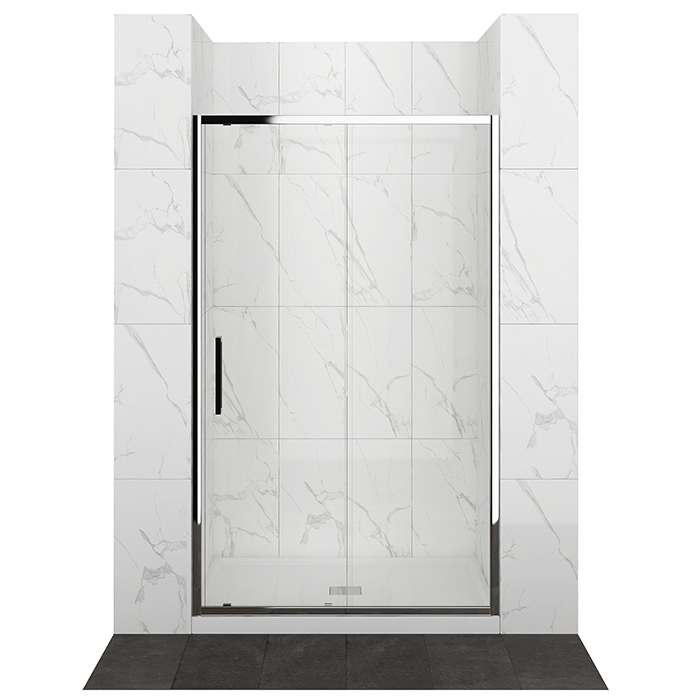 ELEMENTI TILED SHOWER 1200 X 900 CHROME