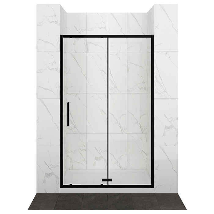 ELEMENTI TILED SHOWER 1200 X 900 BLACK