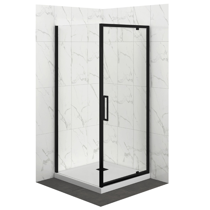 ELEMENTI TILED SHOWER SQUARE 900x900 BLACK