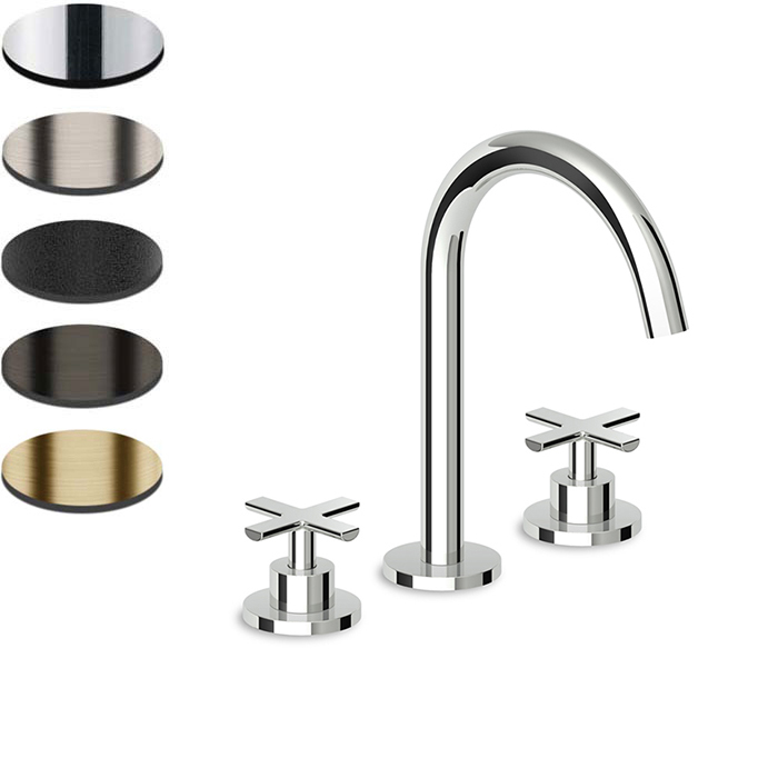 GILL 3TH GOOSE NECK BASIN MIXER