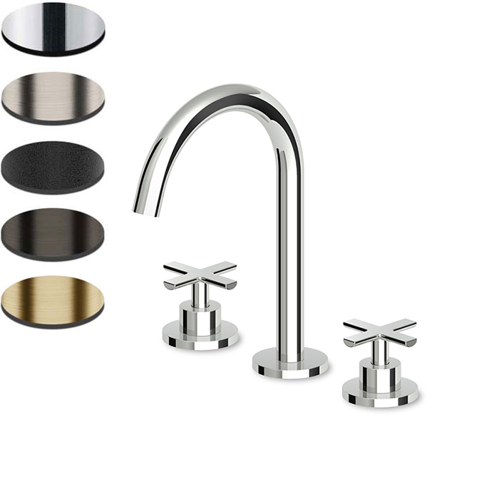 GILL 3TH GOOSE NECK BASIN MIXER