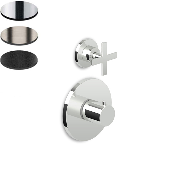 GILL THERMOSTATIC SHOWER MIXER 1 STOP VALVE CROSS HANDLE