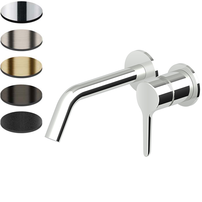 MEDAMEDA 2TH WALL MOUNTED BASIN MIXER 175MM