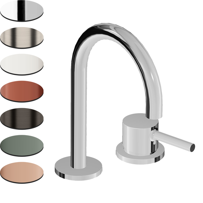 PAN S 2TH GOOSE NECK BASIN MIXER
