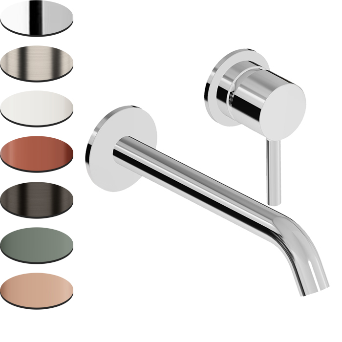 PAN S 2TH WALL MOUNTED BASIN MIXER 190MM
