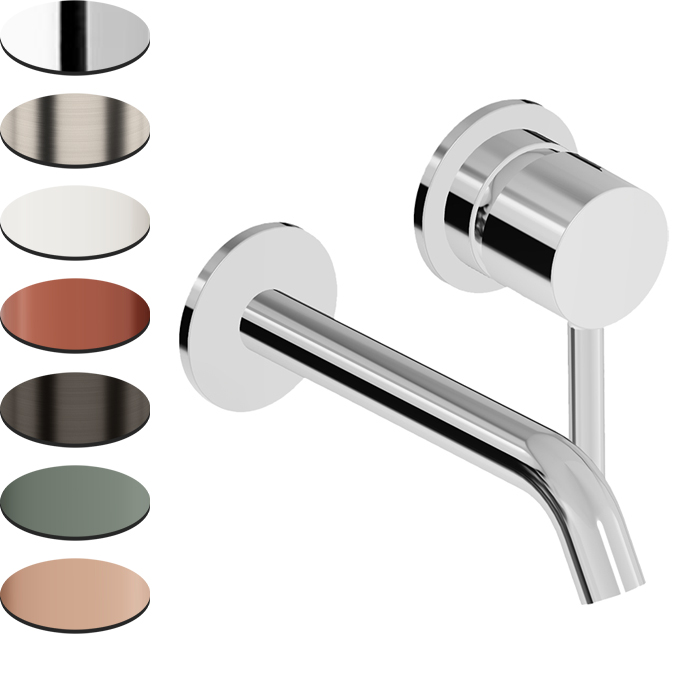 PAN S 2TH WALL MOUNTED BASIN MIXER 160MM