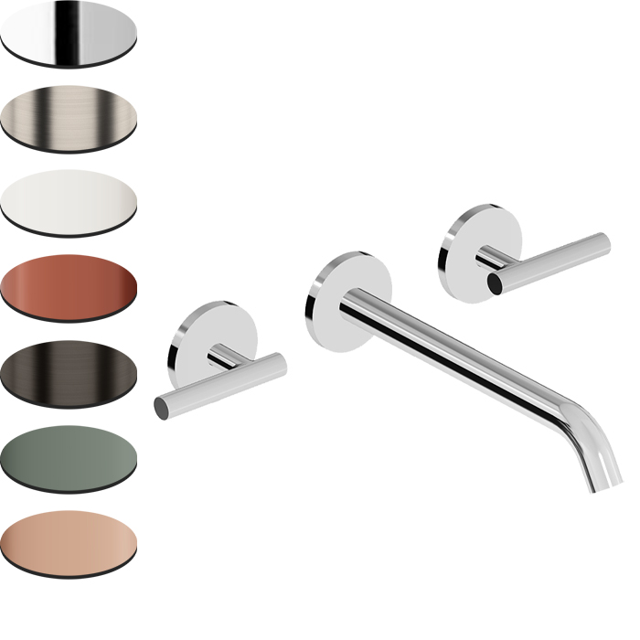 PAN S 3TH WALL MOUNTED BASIN MIXER 220MM