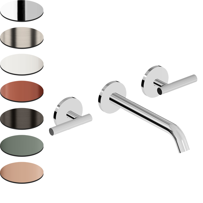 PAN S 3TH WALL MOUNTED BASIN MIXER 190MM
