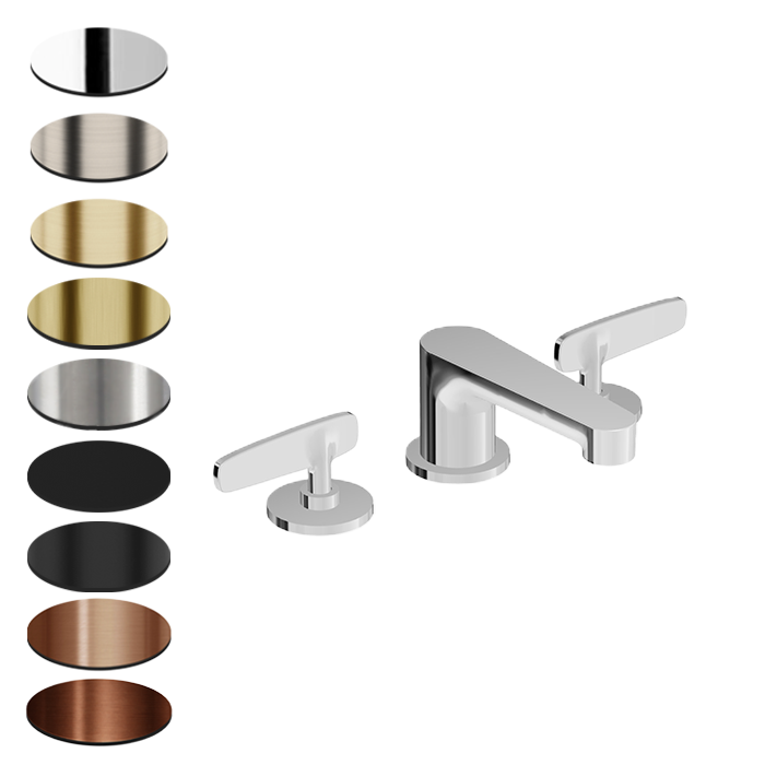 VELOCE 3TH DECK MOUNTED BASIN MIXER